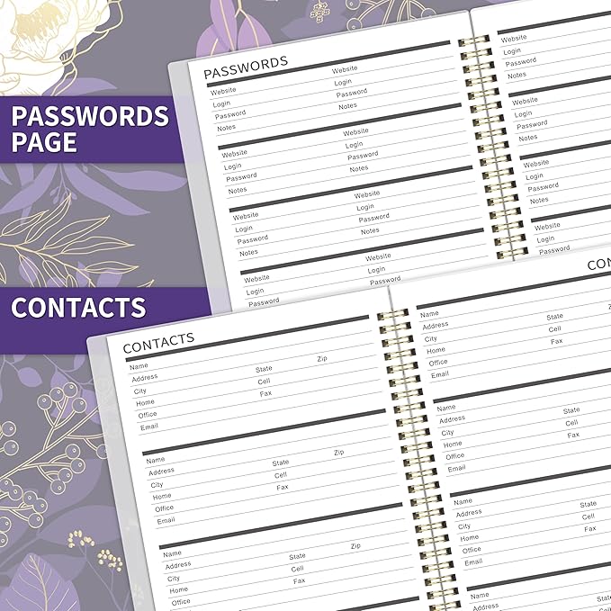 Monthly Planner 2026-2031 - 5 Year Planner/Calendar 2026-2031, 11" x 9", 2026 Calendar Planner, Jul 2026 - Jun 2031, Tabs, Back Pocket, Holidays, Twin-Wire Binding