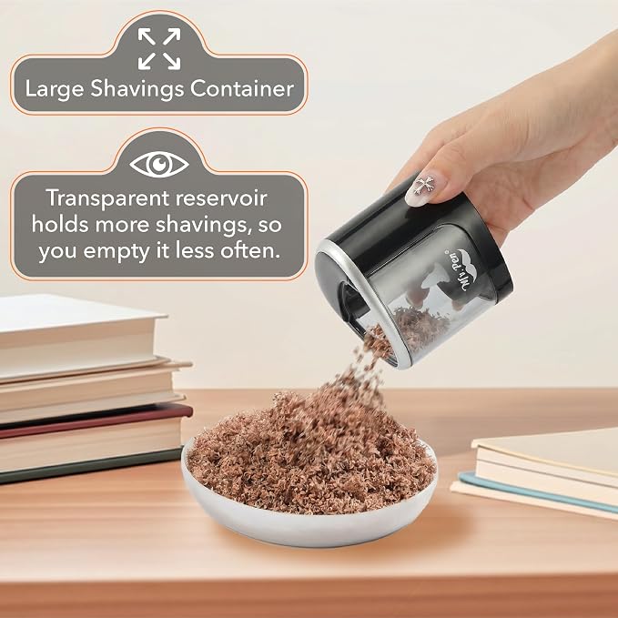 Mr. Pen- Electric Pencil Sharpener, Battery Operated with Spare Blade