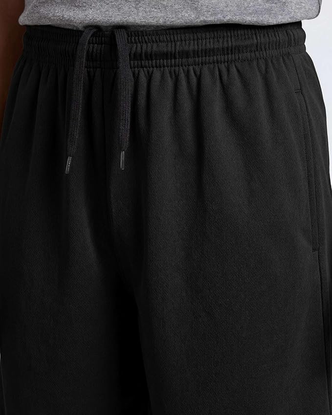 Real Essentials 5 Pack: Boys' Mesh Basketball Athletic Shorts with Pockets – Teen Kids Youth Quick Dry Soccer Running Gym