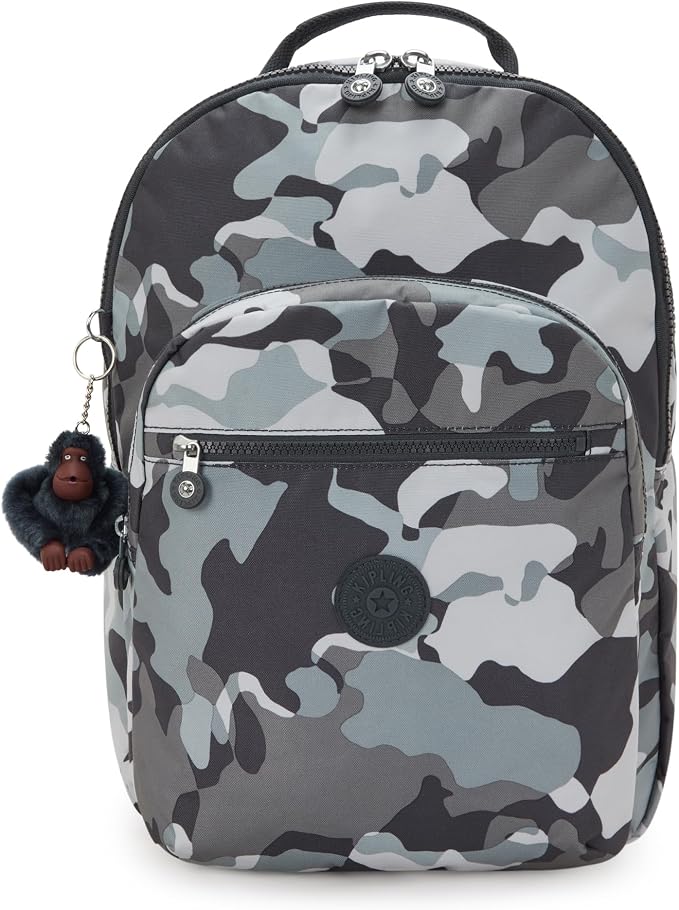 Kipling Women's Seoul 15" Laptop Backpack, Durable, Roomy with Padded Shoulder Straps, Built-In Protective Sleeve