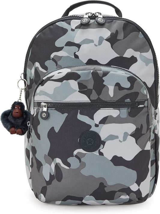 Kipling Women's Seoul 15" Laptop Backpack, Durable, Roomy with Padded Shoulder Straps, Built-In Protective Sleeve