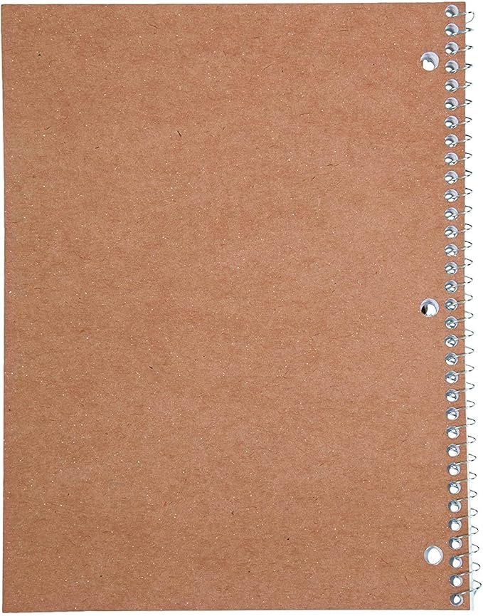 Mead Spiral Notebooks, 1 Subject, College Ruled, 70 Sheets, Assorted Colors, Color Selected For You May Vary, 1 Count (05512) (Pack of 2)