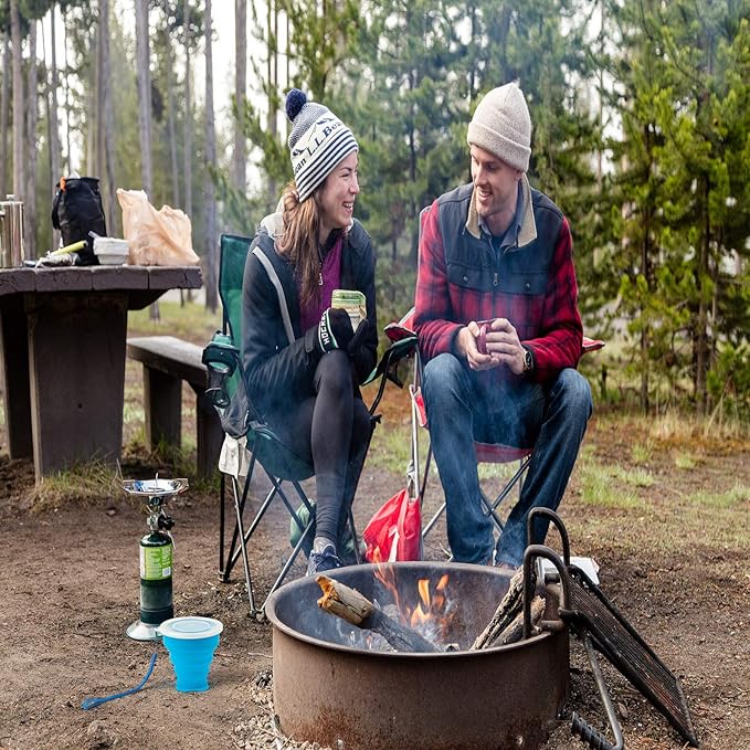 5 Pack Silicone Collapsible Travel Cup,Expandable Camping Cup with Lids,Portable Travel Cup for Outdoor Travel Drinking
