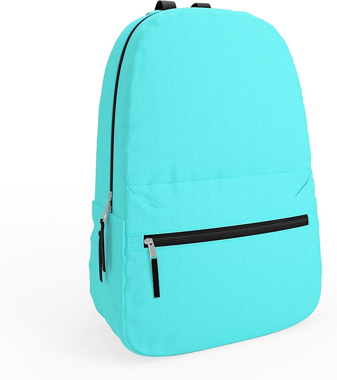 20 Pack Bulk Backpacks, Wholesale 17-Inch Lightweight Bookbags for Kids, Adults, School, Classroom, Travel, Gym Supplies with 1 Large, 1 Small Pocket, Perfect for Events, Corporate Bundles, Black