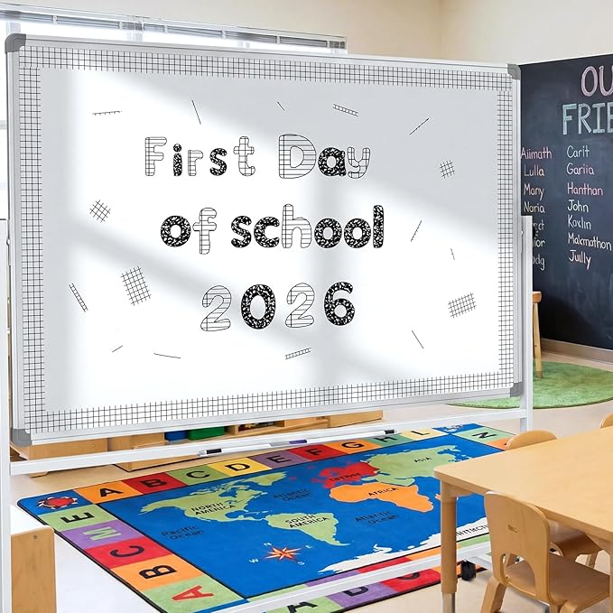 221 Pcs Composition Notebook Bulletin Board Letters, Round Alphabet Number Punctuation Symbol Combo Letter Cutouts, Black and White Classroom Decor for Summer School Chalkboard Poster Wall