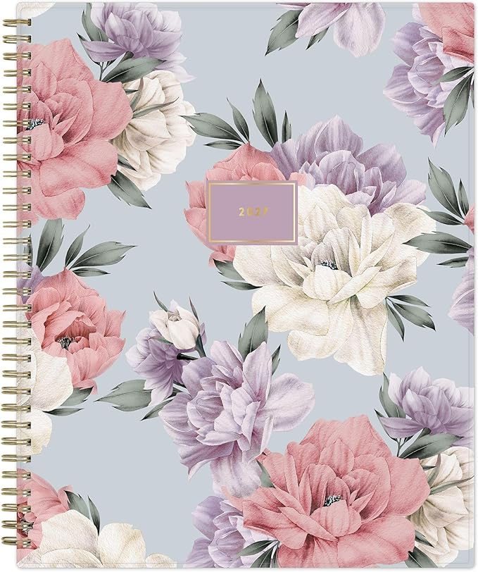 Blue Sky 2027 Weekly and Monthly Planner Calendar, January 2027 - December 2027, 8.5" x 11", Flexible Cover, Laminated Tabs, Durable Twin Wire Binding, Storage Pocket, Tula