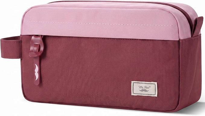 Mr. Pen- High Capacity Pencil Case, Large Pencil Pouch with 3 Compartments and 2 Pockets, Large Pencil Bag with Smooth Zipper, Cute Pencil Case Pouch Organizer, School Supplies for Teens