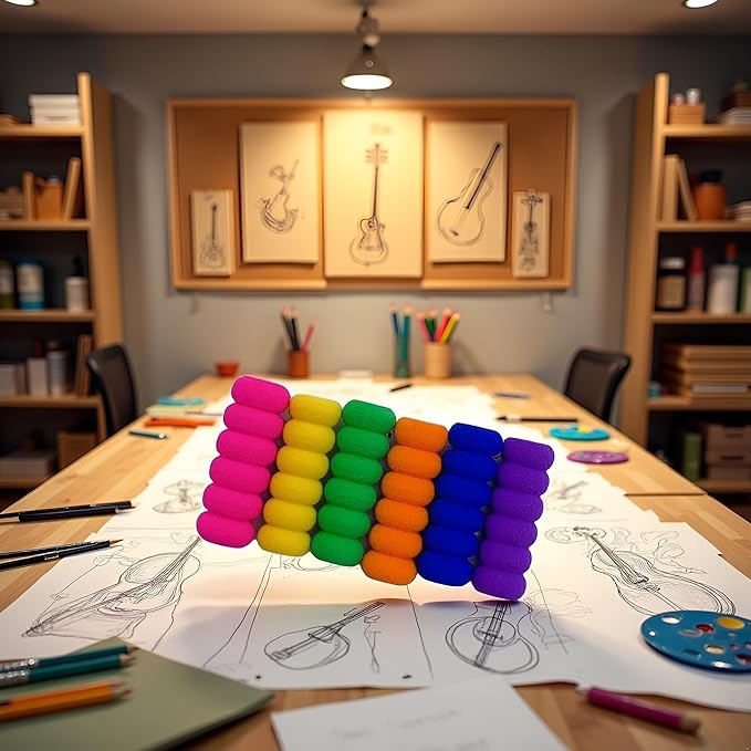 10Pcs Multicolour Soft Foam Pencil Grips, Pen Grippers for Diamond Painting Pens Drill Pen, Pencil Cushion for Drawing Writing Toddlers Adults Arthritis, Drawing Pens