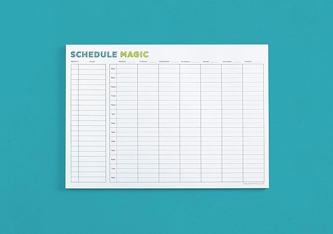 Schedule Magic Time Blocking Planner (Weekly)