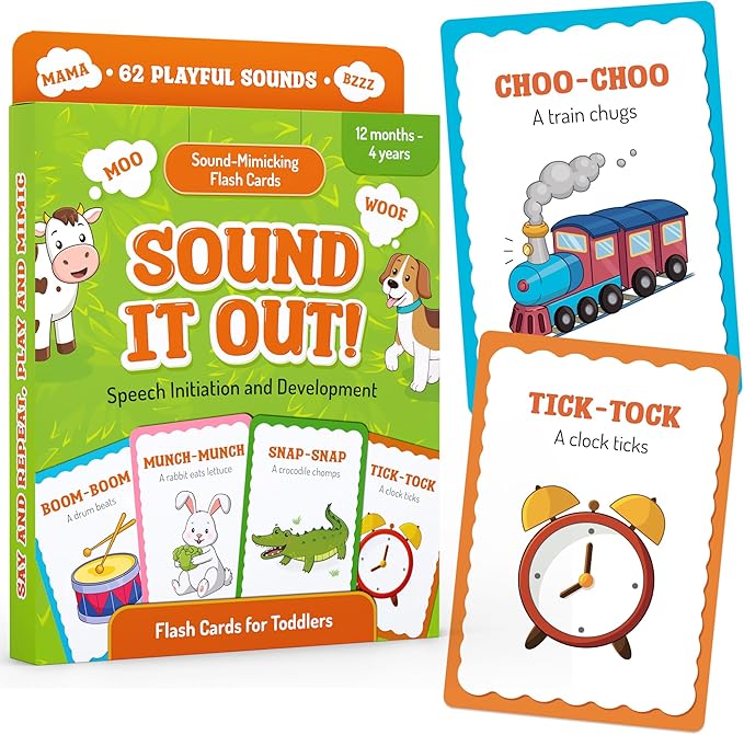 Speech Therapy Toys & Materials for Toddlers 1-3 & 3-4