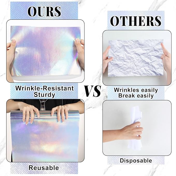Iridescent Bulletin Board Roll Non-Woven Fabric Poster 15.7"×40 Ft