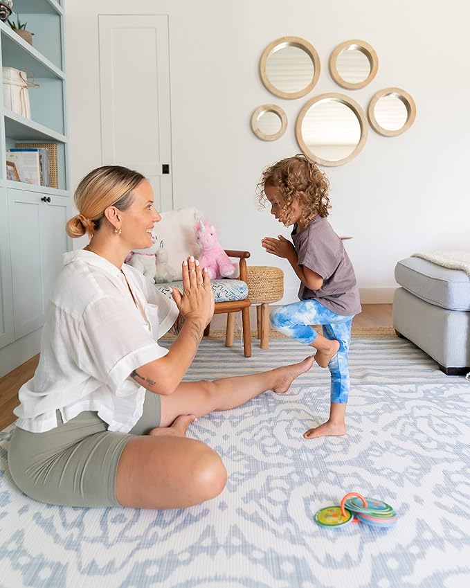 MOLLYBEE KIDS Preschool Yoga Cards for Kids, Set of 40 Poses and Activities, Beginner Yoga for Kids, Gifts for Ages 3+