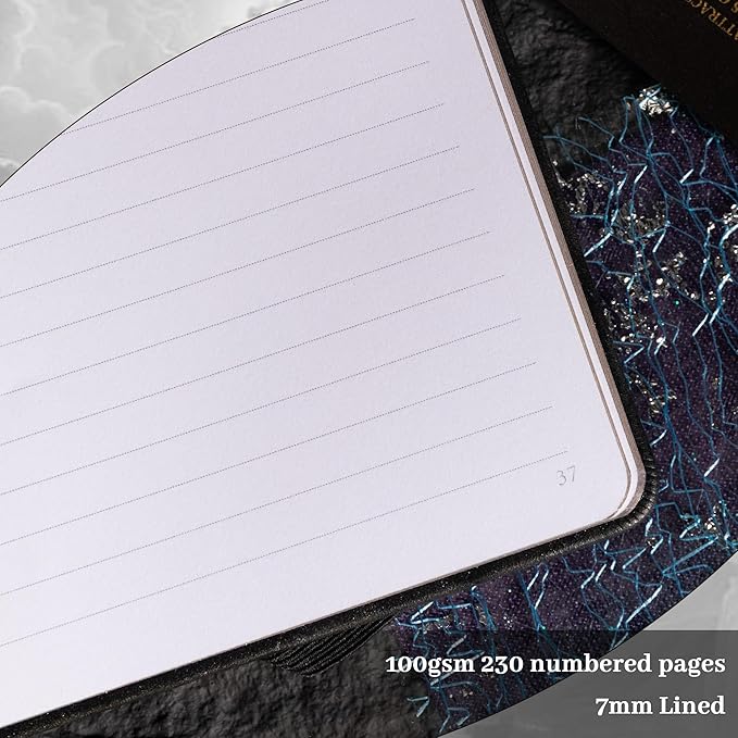 TIEFOSSI B5 Lined Journal, College Ruled Notebook for Women Men