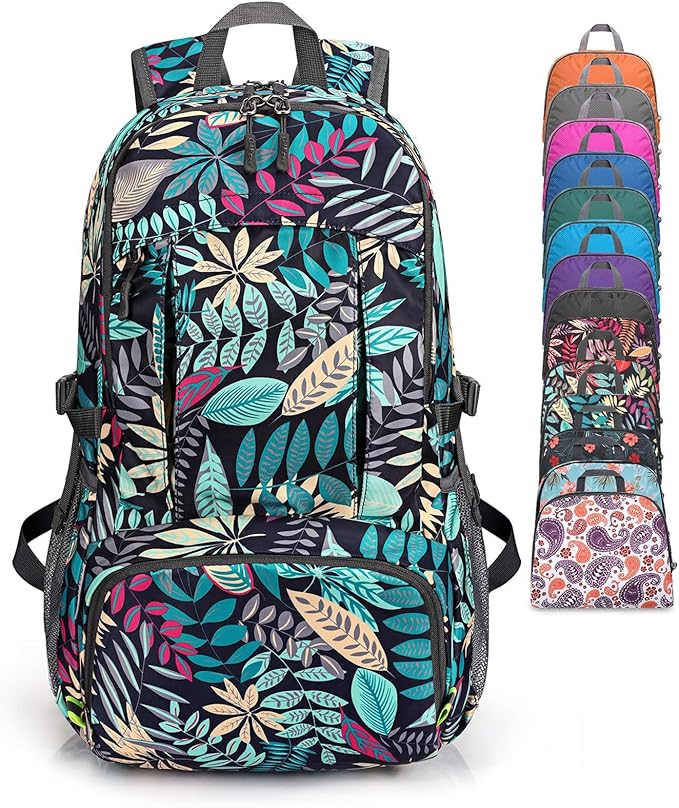 G4Free Lightweight Packable Hiking Backpack, Waterproof Travel Daypack