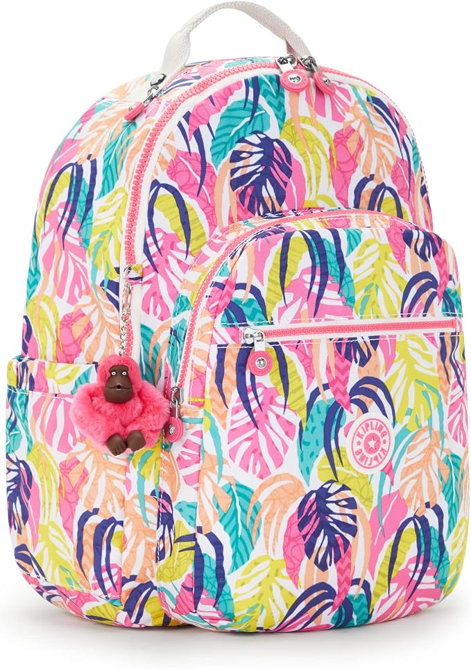 Kipling Women's Seoul 15" Laptop Backpack, Durable, Roomy with Padded Shoulder Straps, Built-In Protective Sleeve