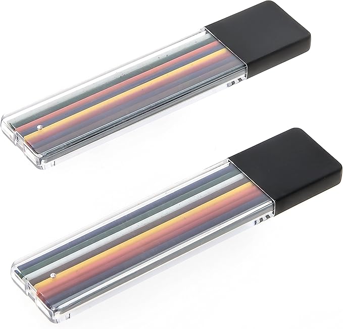 Leda Mechanical Pencil (Black Multicolor) – Precision Lead Holder for Any Lead Size, Smooth Writing, Durable Design for Mechanical Pencils and Drafting Pencil Drawing