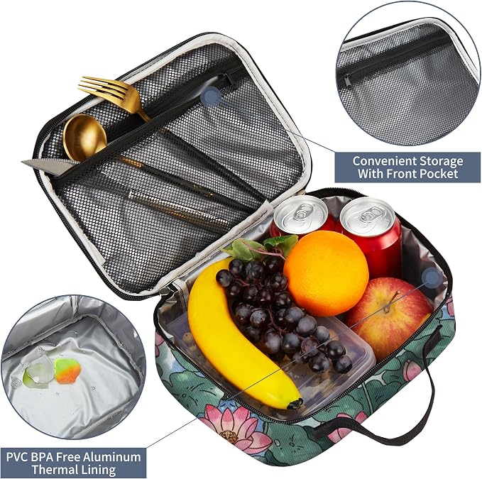 rickyh style Kids Insulated Lunch Box Thermal School Cooler hot Bag for Child