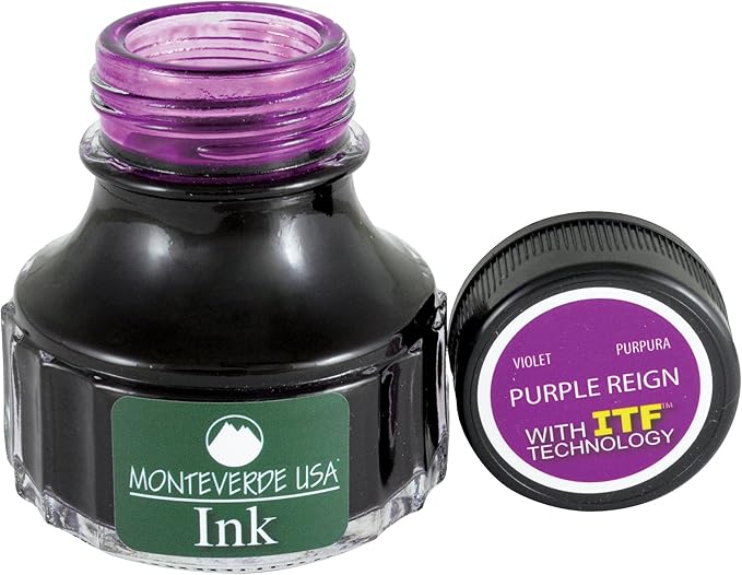 Monteverde USA Ink with ITF Technology, 90 ml Purple Reign (G308PL), 1 Count (Pack of 1)