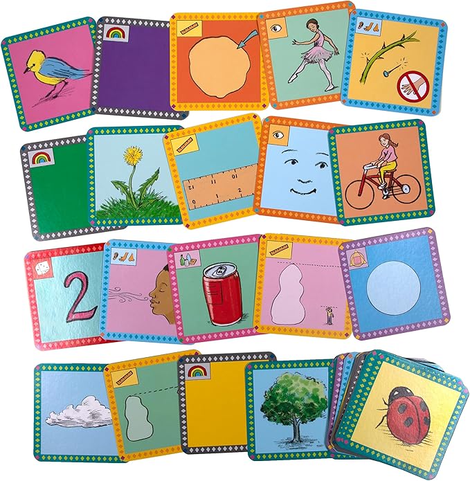 eeBoo: Scavenger Hunt Outdoors Game, 50 Illustrated Finding Cards, Develops Observation and Analytical Skills, for Ages 3 and up
