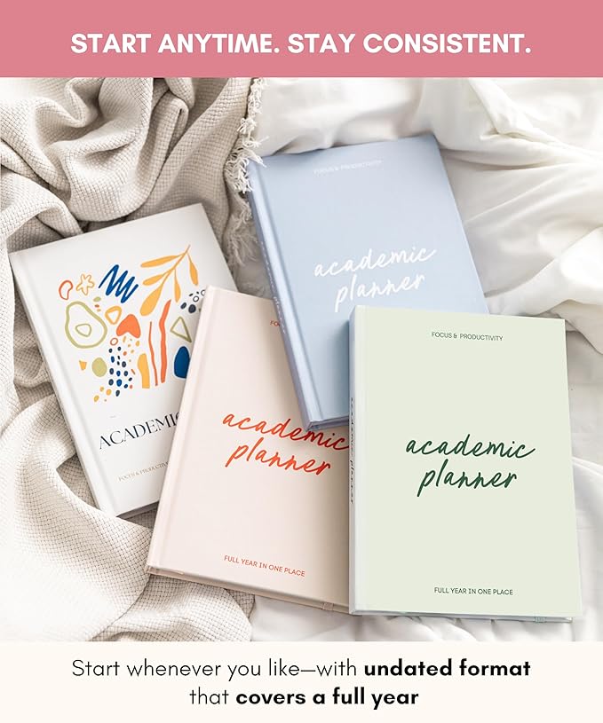 Lamare Academic Planner 2026-2027 – Undated Weekly College Student Planner for Homeschool, High School, College & Nursing Students