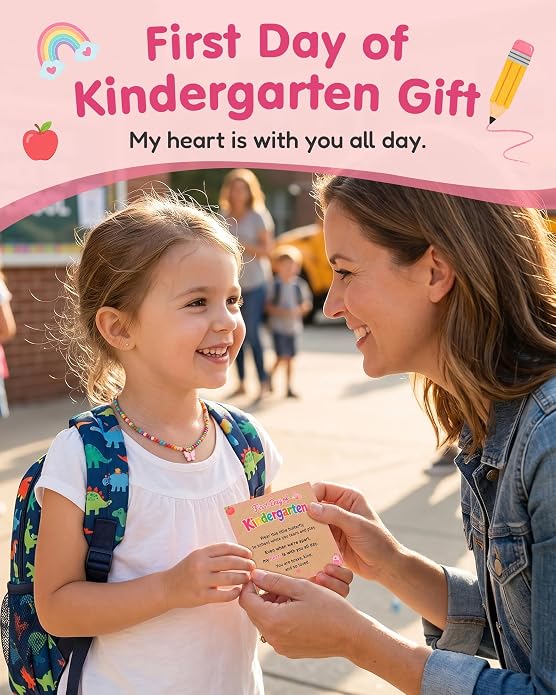 Butterfly Necklace First Day Of Preschool Kindergarten Gift For Girl
