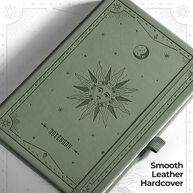 EMSHOI Blank Journal Notebook, 320 Pages, A5 Size (5.7'' x 8.3'')