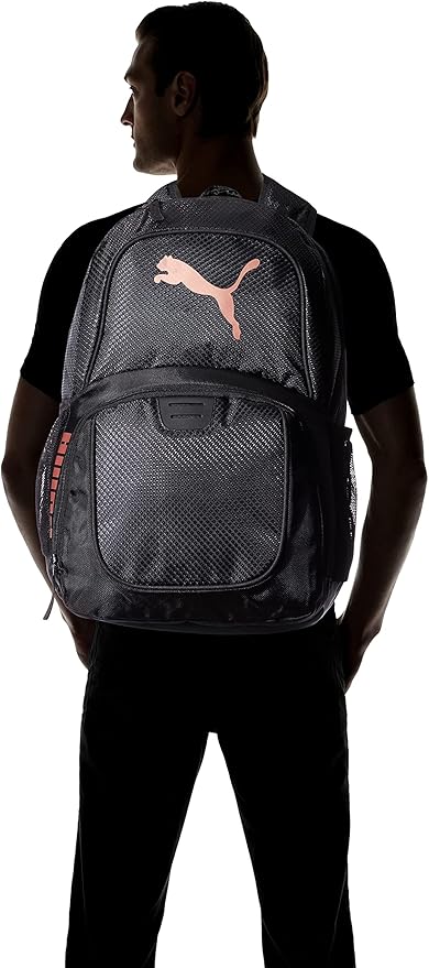 PUMA Evercat Contender Backpack, Black/Rose Gold