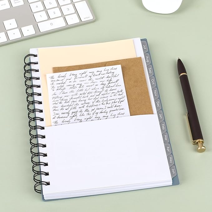 Mead Planner 2026-2027 Weekly & Monthly Academic 15-Month April-June, 5.5" x 8.5", Composure Blue (CAW42020)