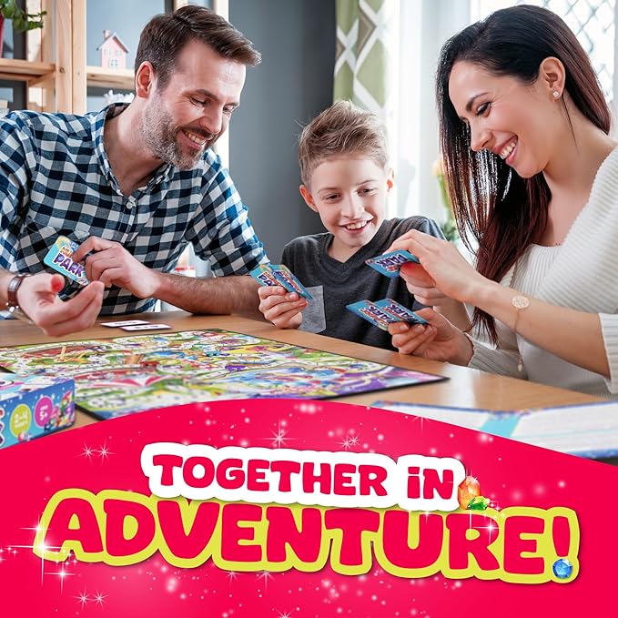 Number Park - Addition & Subtraction Math Board Game for Kids Ages 5-8 - Fun Educational Learning Game for Kindergarten & Up - 1 to 4 Players