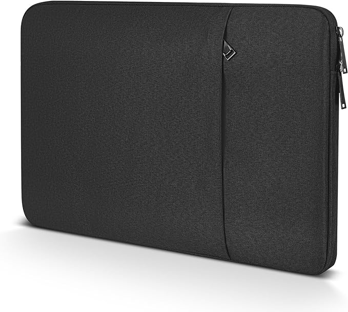 15.6 16 inch Laptop Sleeve Case for HP Omnibook 16, HP Envy, Pavilion 15, ASUS VivoBook 15 16 16X, Acer Aspire 15.6,Lenovo Ideapad 3 15, Dell Inspiron 16 Comptuer Bag -Black