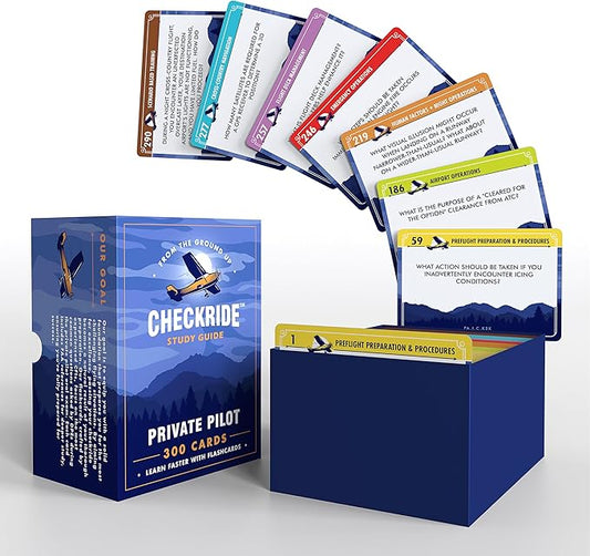 Private Pilot Flashcards | 310 Oral Exam & Written Test Study Cards | ACS Task Code Organized | CFI-Developed Checkride Prep | VFR Knowledge Test Guide