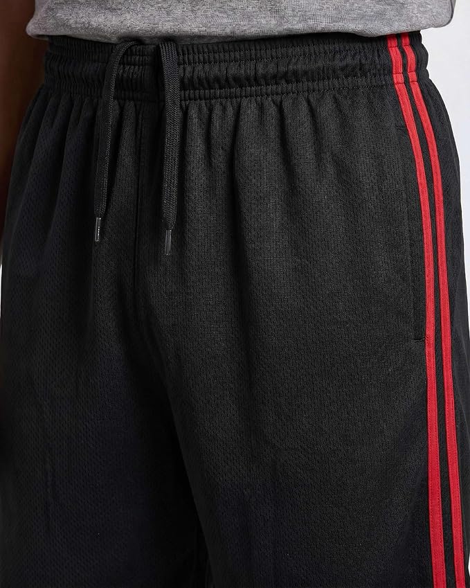 Real Essentials 5 Pack: Boys' Mesh Basketball Athletic Shorts with Pockets – Teen Kids Youth Quick Dry Soccer Running Gym
