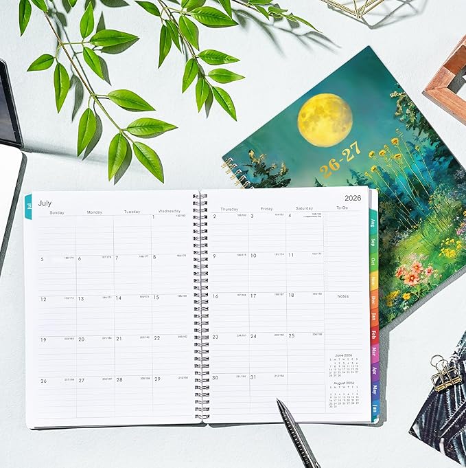 Planner 2026-2027 - 2026-2027 Planner Weekly and Monthly from Jul. 2026 - Jun. 2027, 9" x 11", 2026-2027 Weekly and Monthly with Monthly Tabs, Reference 2026-2027 Calendar