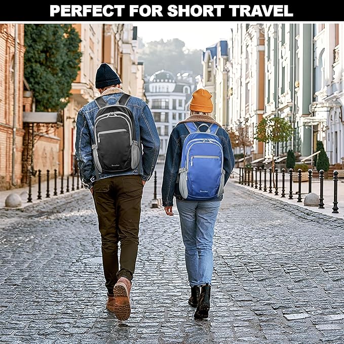 Seektop Lightweight Packable Hiking Backpack Water Resistant Expandable 20L-28L for Women Men, RFID Day Pack for Travel