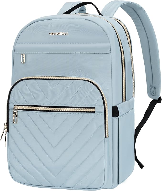 VANKEAN 15.6 Inch Laptop Backpack for Women Large Capacity Waterproof | Waterproof Backpacks Stylish Travel Bags Casual Daypacks for College, Business