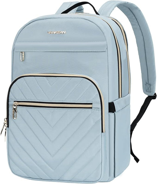 VANKEAN 15.6 Inch Laptop Backpack for Women Large Capacity Waterproof | Waterproof Backpacks Stylish Travel Bags Casual Daypacks for College, Business