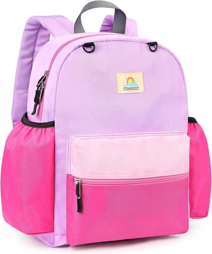 STEAMEDBUN Kids Backpack for Girls 6-8: Toddler Backpack for Preschool Kindergarten - Girls Backpacks for Elementary 4-6