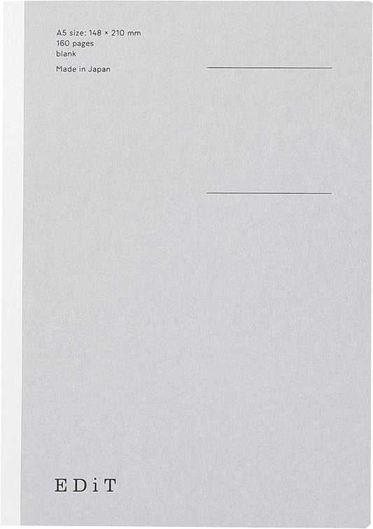MARK'STYLE EDiT Designed for Clear Thinking, Thin, Lightweight, and Smooth to Write On” — 160-Page Notebook (A5 (Blank))