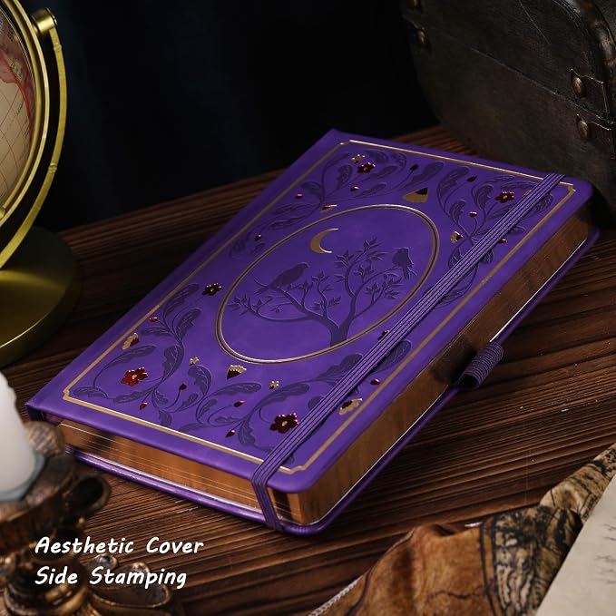 TIEFOSSI Line Journal Notebook, A5 Hardcover Rule Journal for Women Men