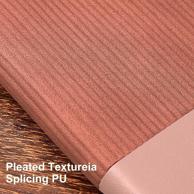 Dotted Journal Notebook Soft Cover PU Leather Journaling Notebooks for Women Men Writing Work Office School 160 Pages 100 GSM Thick Paper A5 Dotted 80 Sheets 5.79"x8.27", Dark Pink