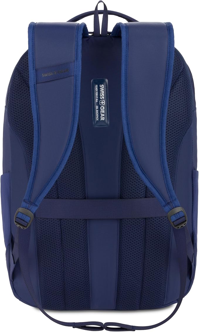 SwissGear Shield Laptop Backpack, Navy, 18.5"x12"x6"