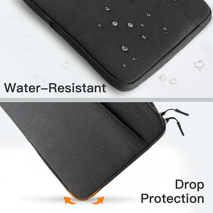 JETech Laptop Sleeve for MacBook Neo (A18 Pro), 14-Inch MacBook Pro (M1-M5, 2020-2026), Waterproof Bag Case with Portable Handle and Pocket, Compatible with 14 Inch Notebook (Black)