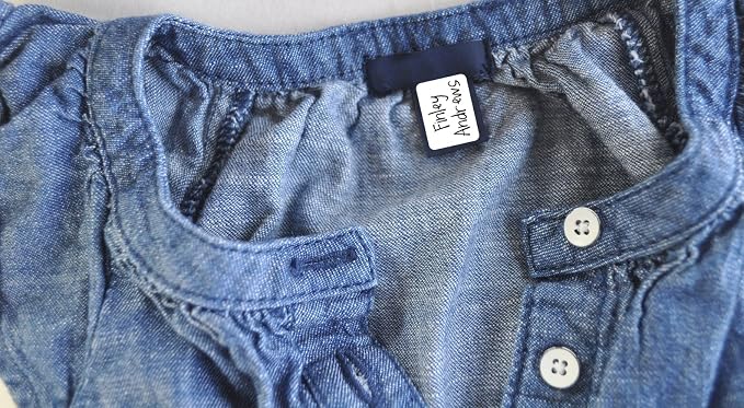 Clothing Labels - No-Iron, Washer Safe (Variety Set of 2)