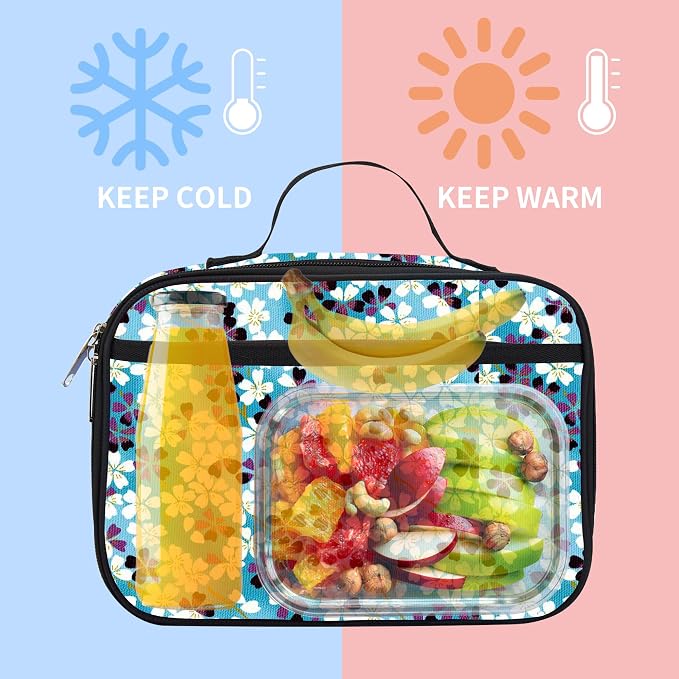 rickyh style Kids Insulated Lunch Box Thermal School Cooler hot Bag for Child