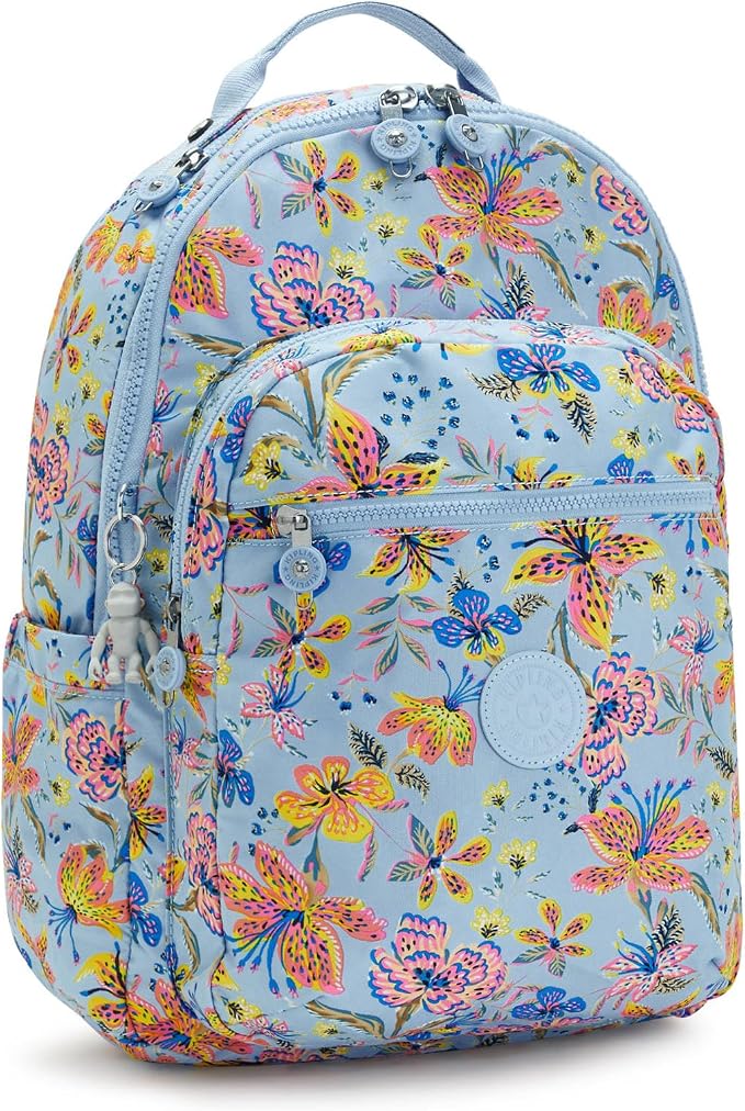 Kipling Women's Seoul 15" Laptop Backpack, Durable, Roomy with Padded Shoulder Straps, Built-In Protective Sleeve