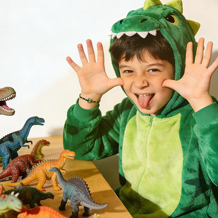PEALICIOUS Dinosaur Bracelets for Boys, Back to School Birthday Son Gifts | First Day of Kindergarten Bracelet, Adjustable Dino Gifts Match Dinosaur Costume, Birthday Gifts for Boys Son Grandson