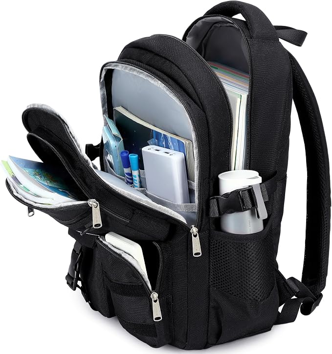 abshoo Large Heavy Duty Backpack For School College Bookbag Casual Multi Pocket Travel Backpacks
