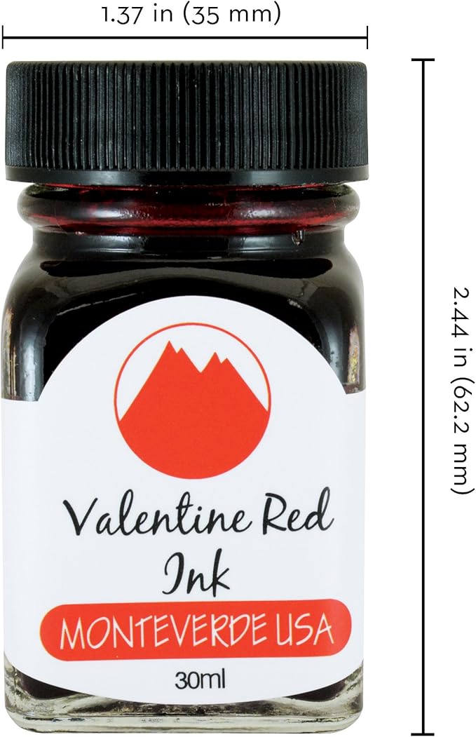 Monteverde USA Ink with ITF Technology, 30 ml Valentine Red (G309VR)
