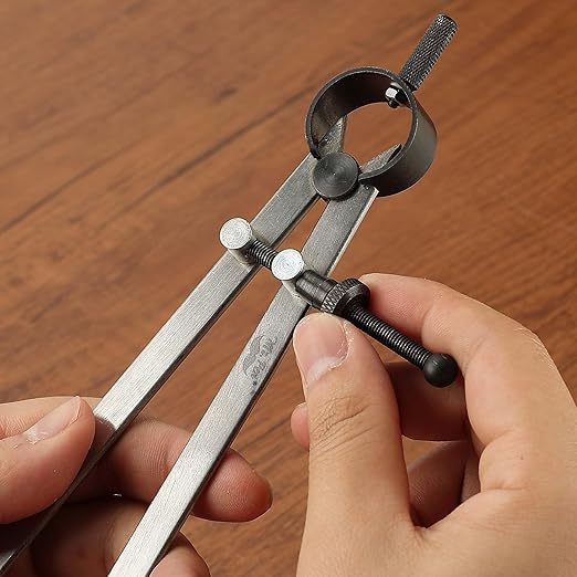 Mr. Pen- Professional Compass with Lock, Pencil Compass, Woodworking Compass, Compass for Geometry, Wing Divider, Compass Drawing, Drafting Compass, Carpenter Compass