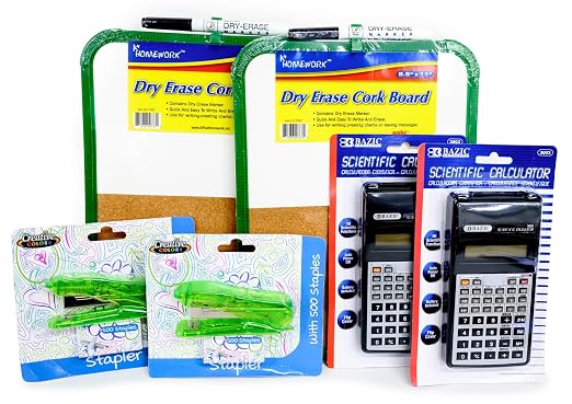 School Supply Boxes | Mega Bundle (1 Box) | Back to School Essentials Kit for Students & Teachers | Includes All of Your Back-to-School Needs for All Classes